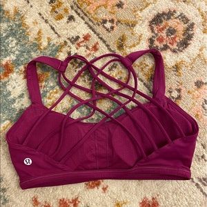 Lululemon Flow To Be Bra Wild *light sup., A/B Cup